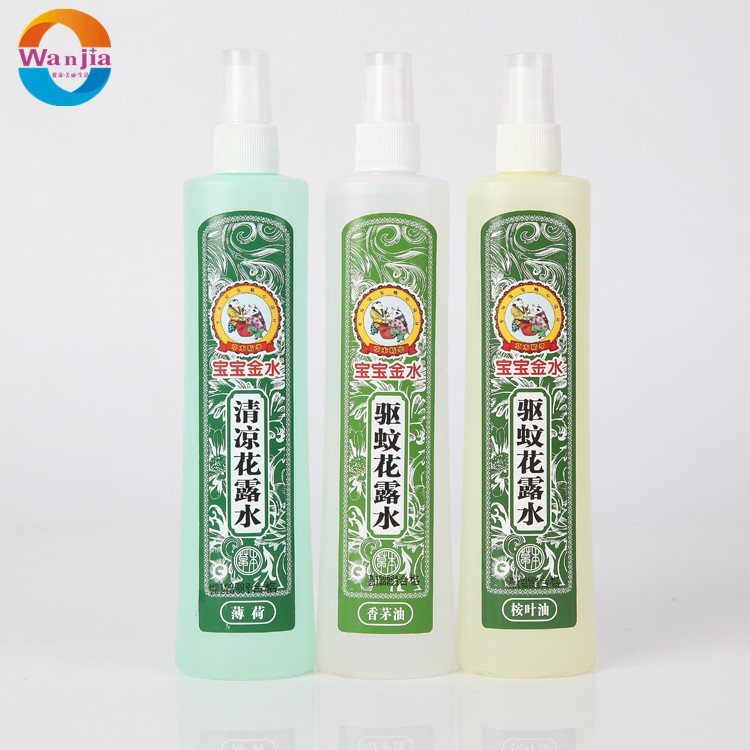 寶寶金水?huà)雰夯端?80ml*3瓶低敏驅(qū)蚊花露水桉葉油香茅油薄荷