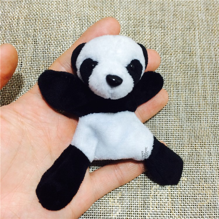 熊貓毛絨冰箱貼可愛創意便利貼磁性貼中國特色紀念品
