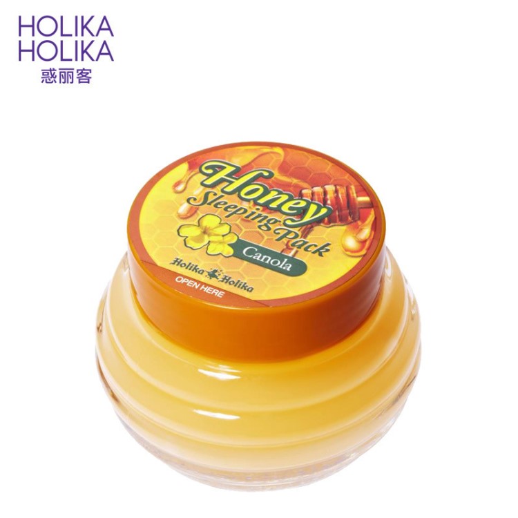 韩国惑丽客holika holika蜂蜜油菜天然滋养睡眠面膜补水面膜