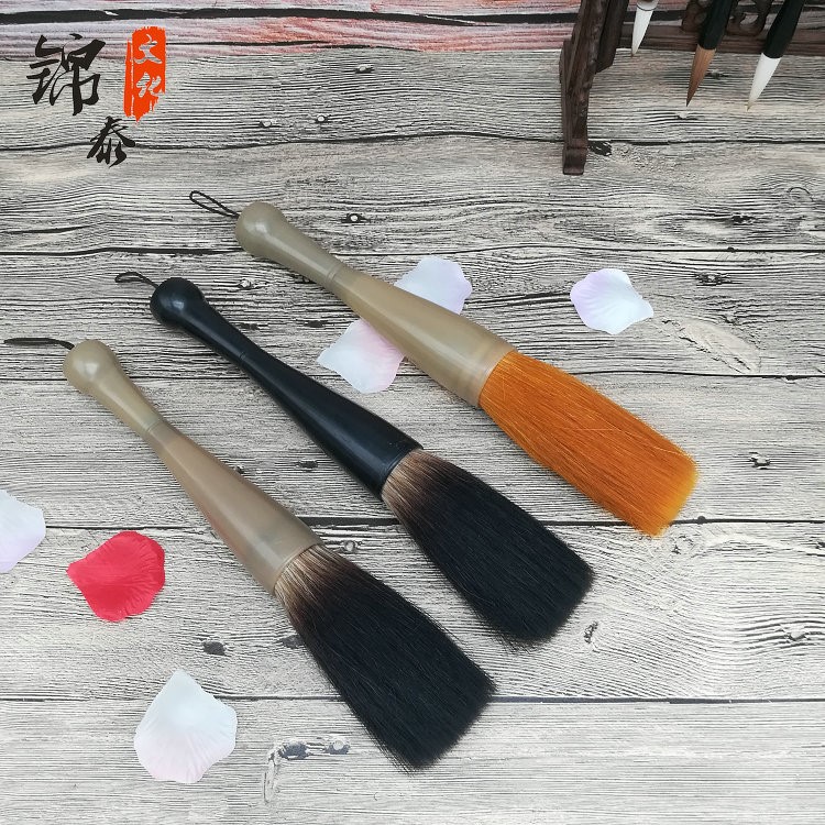 仿牛角斗大毛筆兼毫狼毫熊毫提斗抓筆書法京抓對聯(lián)潑墨山水大福字