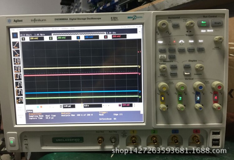 回收Agilent DSO90804A Infiniium高性能示波器8GHz/DSO90804A