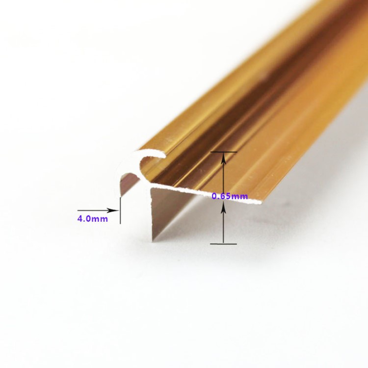 鋁合金陽角線 陰角線 收邊條 T字條 隔條 工字條裝飾線條批發(fā)