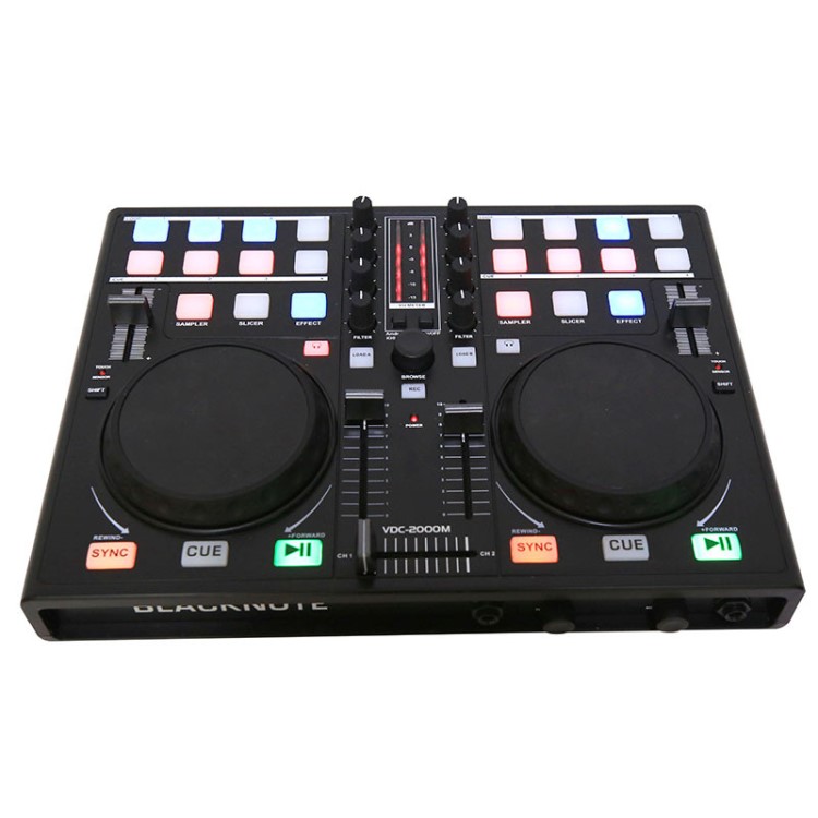 手機DJ打碟機 DJ控制器 MIDI 控制器電腦打碟機多功能內置聲卡
