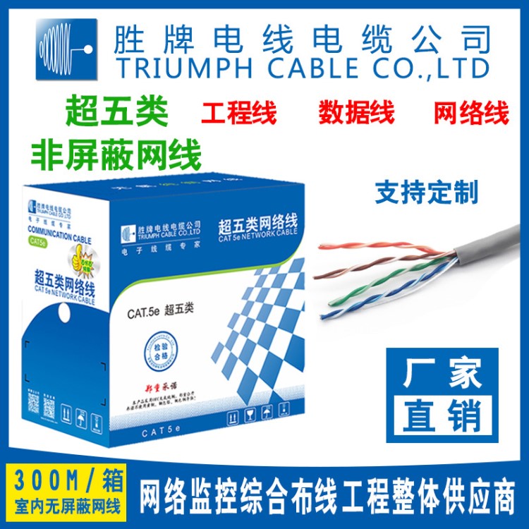 工程監(jiān)控網(wǎng)線 機房布線 超五類電腦網(wǎng)線  室外網(wǎng)線批發(fā) 廠家直銷