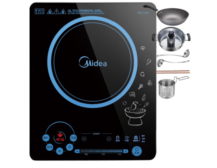 美的（Midea）電磁爐火鍋電磁爐十檔滑控火力 C21-RH2133