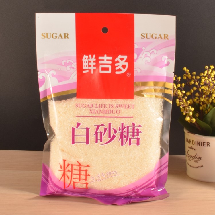 廠家直銷鮮吉多白砂糖400g*20包一件 廚房調(diào)味  超市餐飲批發(fā)