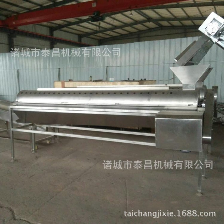毛料黃雞腳去皮機(jī)設(shè)備 進(jìn)出口雞爪打皮機(jī) 全自動(dòng)臥式滾筒去黃皮機(jī)