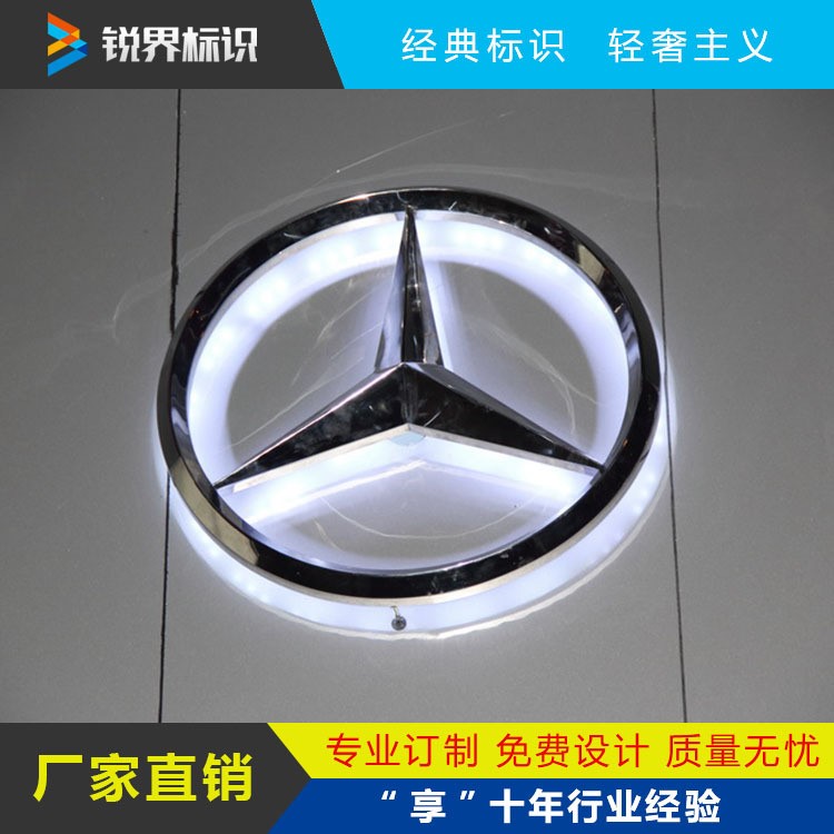 發(fā)光logo 不銹鋼加工logo 發(fā)光字 立體景觀字燈箱字房地產(chǎn)立地字