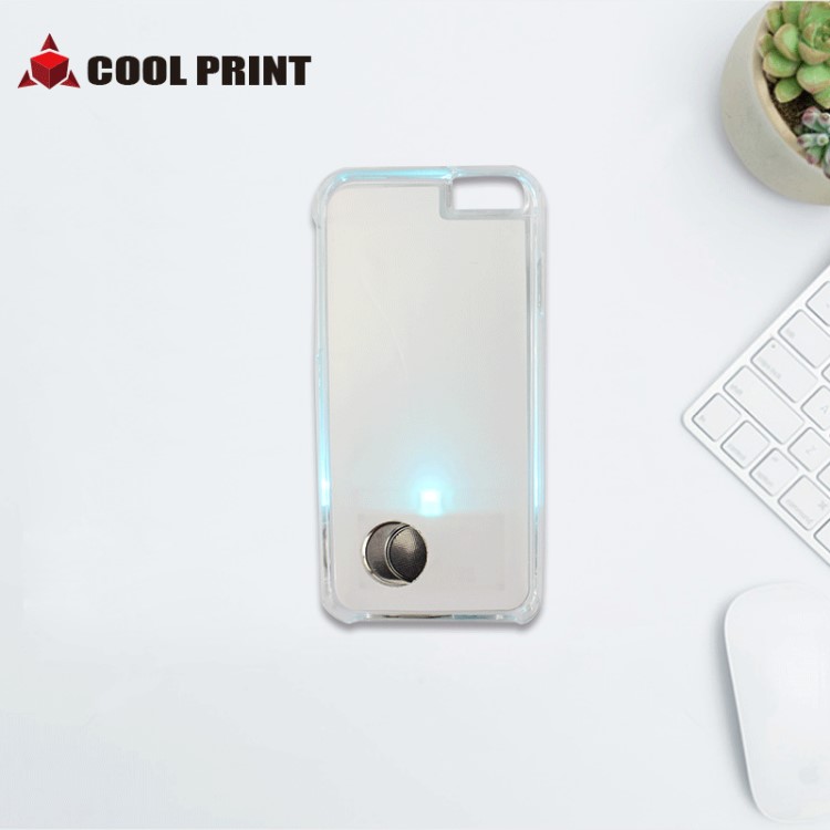 適用熱轉印蘋果iphone5s/6/6puls/7 熱轉印來電閃透明手機殼個性