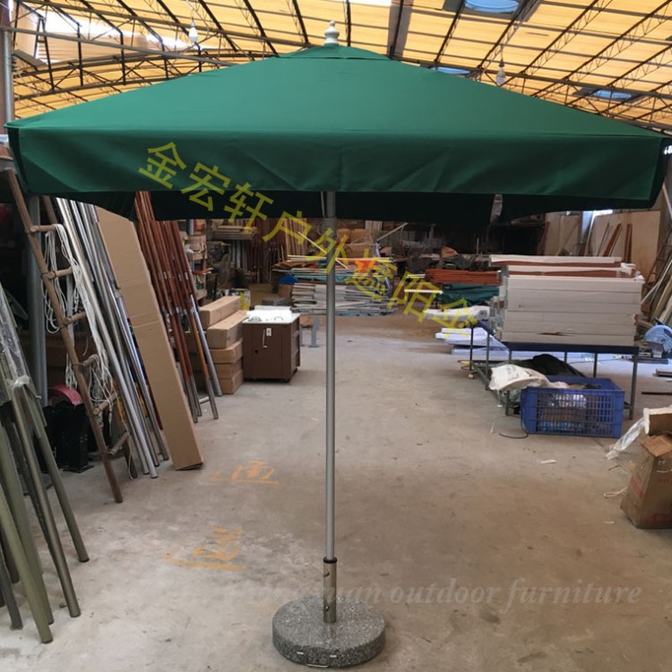 定制露臺庭院戶外太陽傘綠色 咖啡店戶外中柱傘遮陽傘室外廣告?zhèn)?
                                                         style=