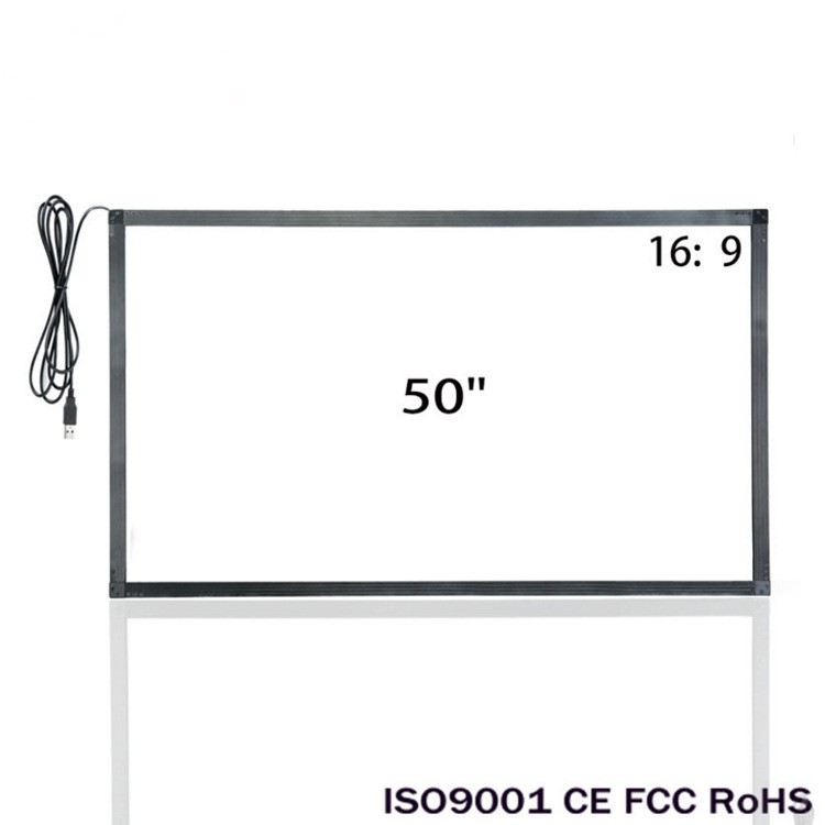 真16點  50寸 紅外框  USB接口 觸摸屏 鋁合金框 免驅(qū)