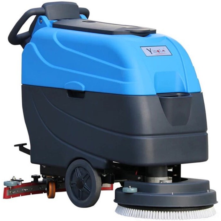 盈樂(lè)手推式洗地機(jī)815B自走式車間工廠商場(chǎng)充電全自動(dòng)刷地機(jī)洗地機(jī)