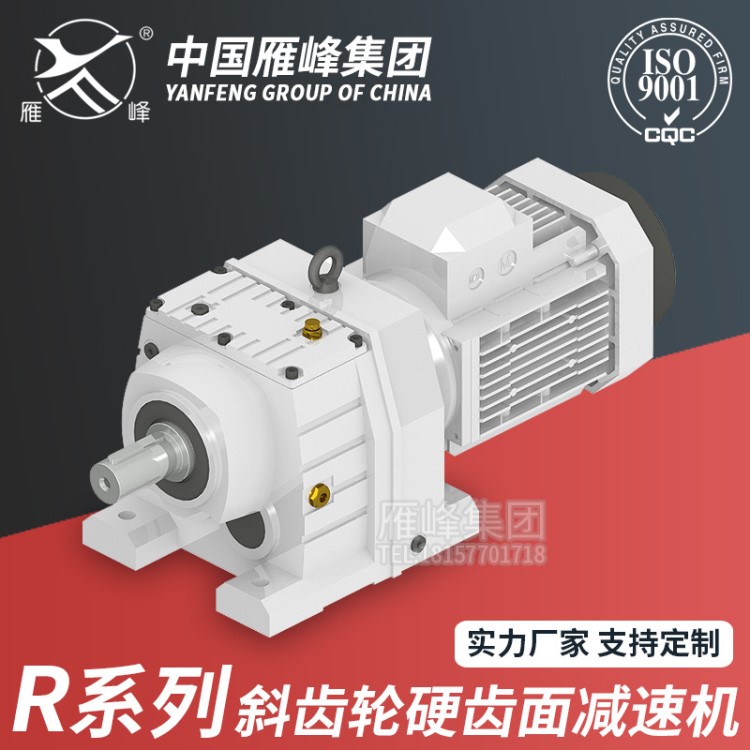 R系列R137/RF137型大扭矩精炼机搅拌器斜齿轮硬齿面滚筒减速机