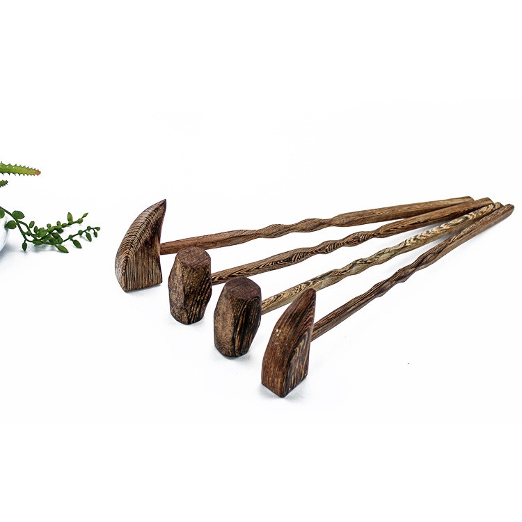 木質雞翅木小羊角錘 小方錘 保健經(jīng)絡器材拍沙板敲打拍賣錘批發(fā)