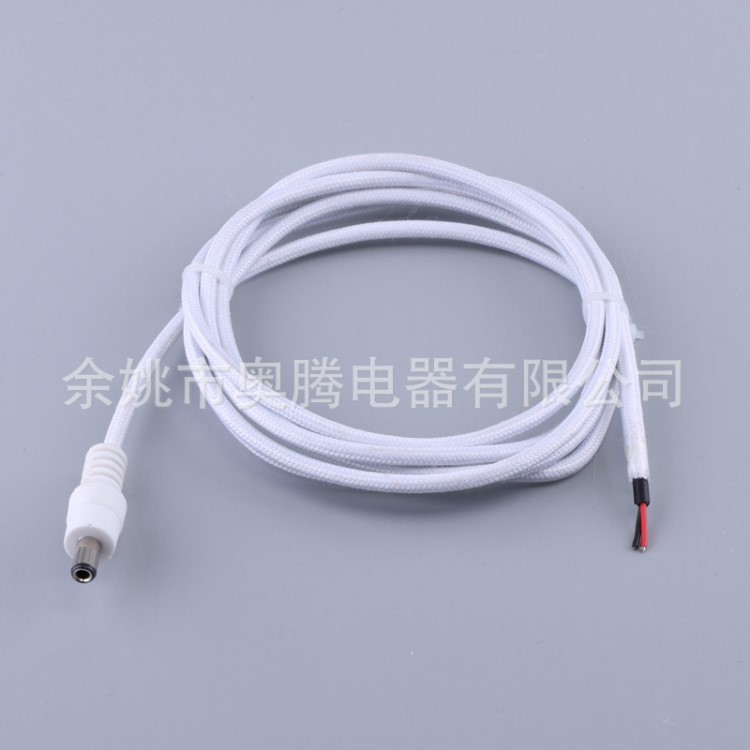 DC55 21音叉插頭DC公母延長線 2A電流 全銅 DC編織電源線