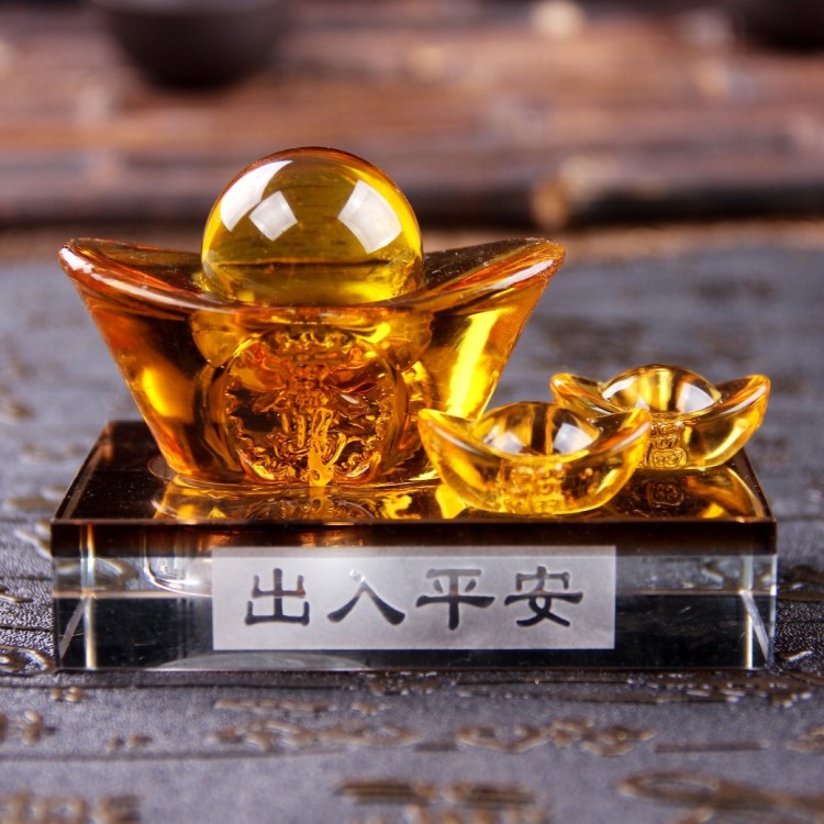 大元寶汽車(chē)香水座 琉璃車(chē)載香水座招財(cái)進(jìn)寶汽車(chē)內(nèi)飾用品車(chē)載擺件