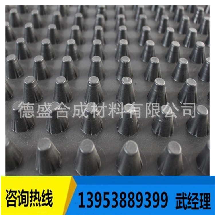 市政工程HDPE塑料排水板 南昌凸點塑料排水板 塑料排水板廠家