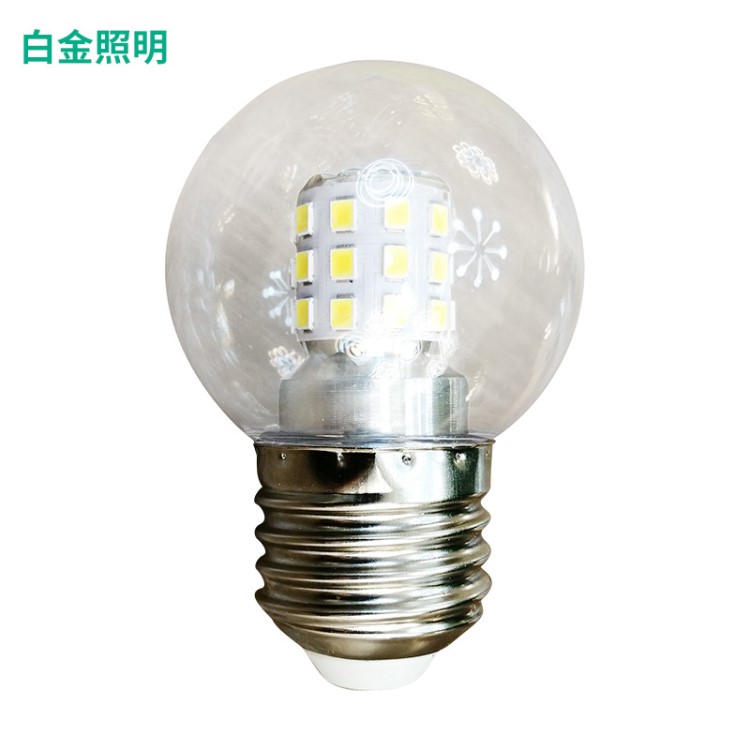 5W7Wled球泡灯 LED圆泡白光暖光铝E27螺口家用 节能灯泡 厂家直销