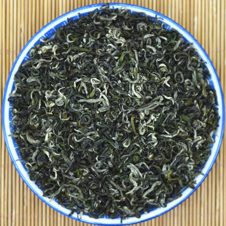 2019春季高山滎葉碧螺春綠茶 明前蒙頂滎葉甘露 濃香型毛尖茶