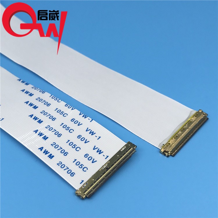 FFC軟排線20624印字FFC柔性扁平排線A型B型排線生產廠家供應商