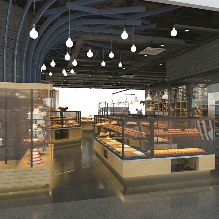 廠家定制產(chǎn)品展示柜 蛋糕展示柜 面包中島柜臺 產(chǎn)品陳列柜