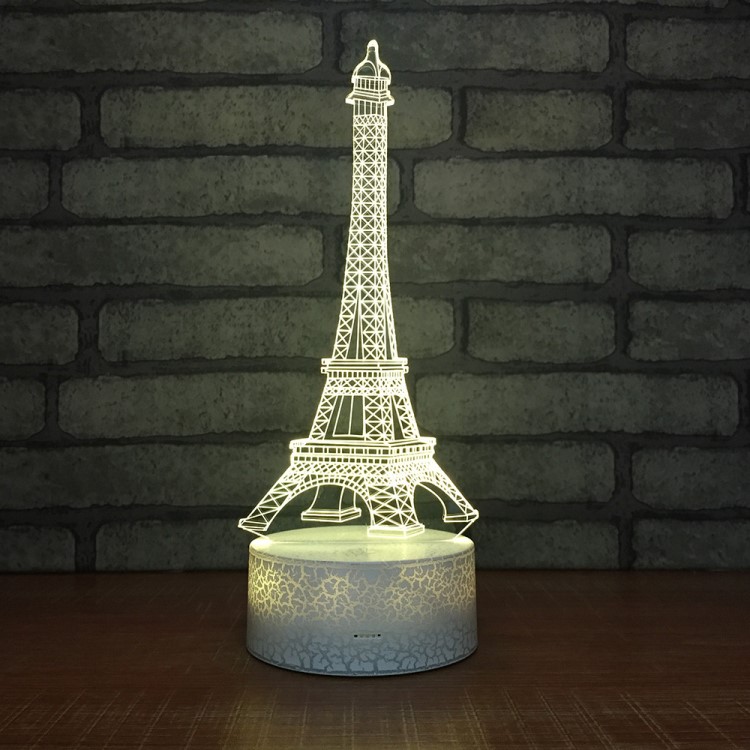 新款3d小夜燈新奇特亞克力禮品燈具usb智能家居頭臺燈led夜燈定制