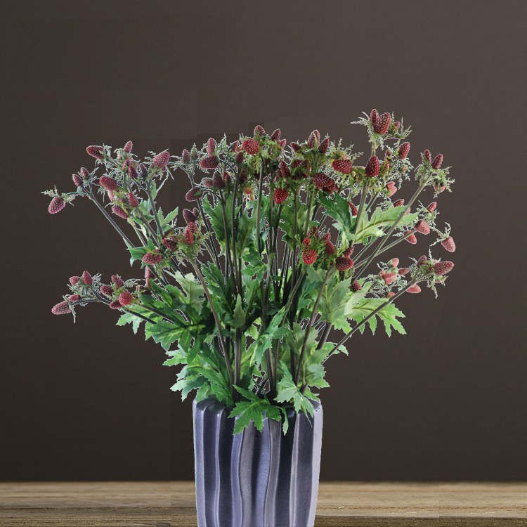 小枝刺果 桑葚果藍莓果 仿真植物 圣誕漿果婚慶裝飾批發