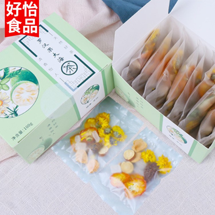 羅漢果胖大?；ú莶?業(yè)貢菊花甘草組合花茶 OEM加工花茶批發(fā)廠家