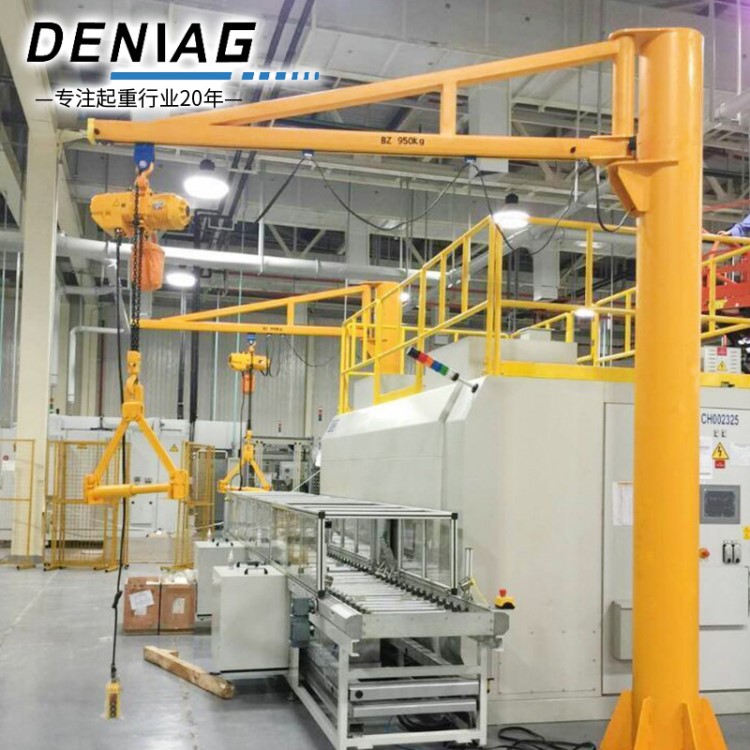 懸臂吊起重機 廠家直銷定柱式手動懸臂吊 固定式單臂起重機