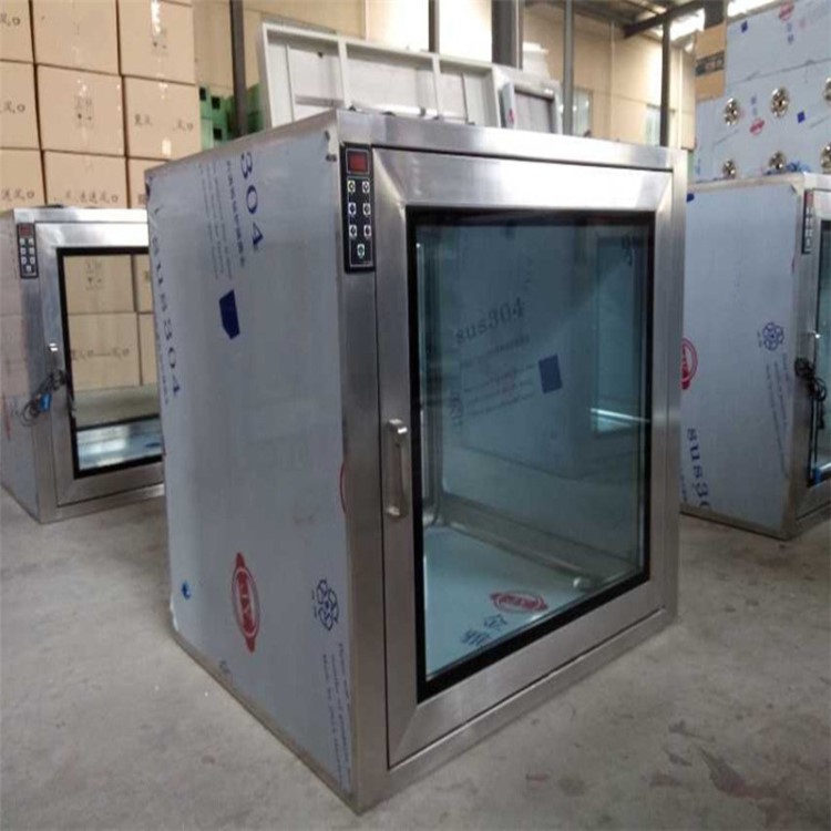 廠家供應機械連鎖醫用殺菌不銹鋼傳遞窗 空氣凈化設備傳遞窗定制