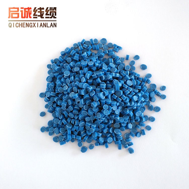 環保無味PVC注塑顆粒 PVC漂色電纜護套料 塑料顆粒原料一級料