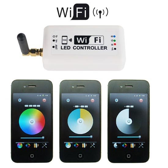 led mini wifi控制器 蘋果/安卓 手機(jī) 智能 平板 wifi控制器 rgb