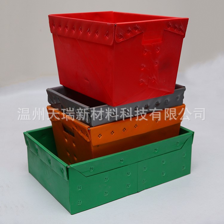 廠家直銷各種瓦楞板折疊式紙箱 收納包裝中空板箱子 辦公室收納箱