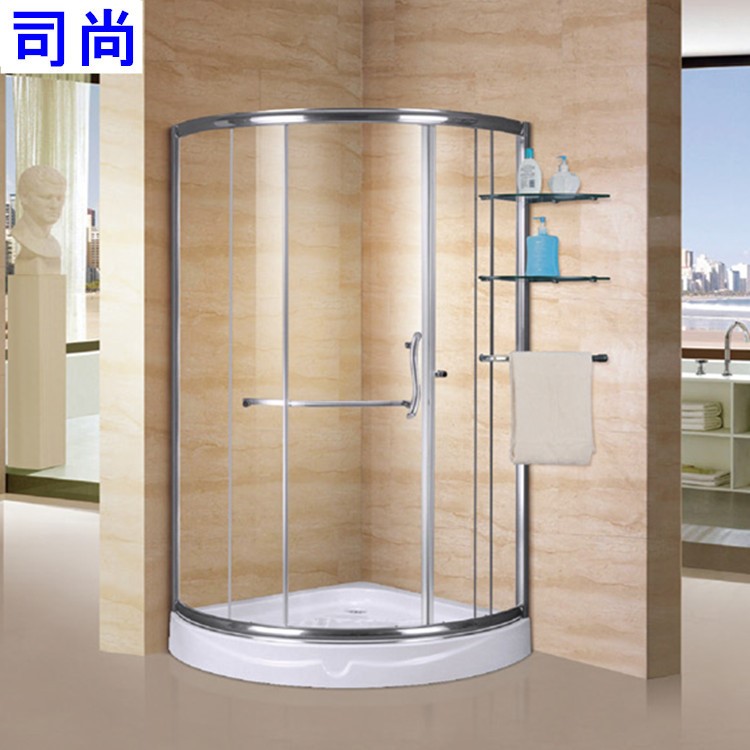 定制家庭賓館淋浴房帶底盤 洗澡間簡易淋浴房 shower room S6021