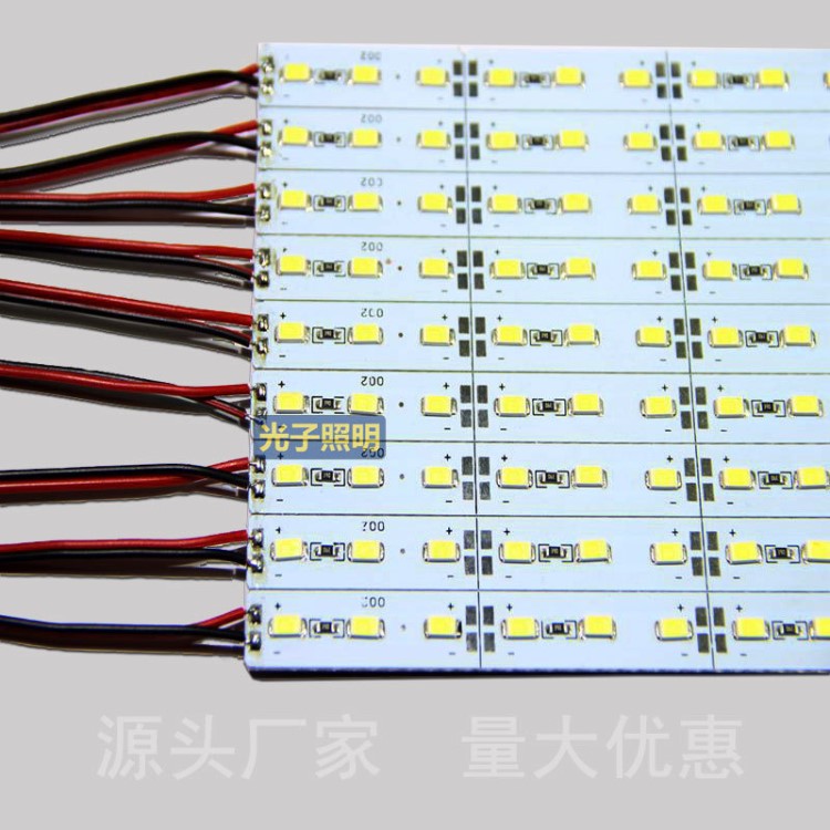 厂家直销2835硬灯条12V线条灯冰箱珠宝柜台橱柜灯箱游戏机硬灯条