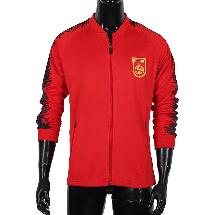 中國隊球衣新款隊外套國足訓練服夾克國足N98外套國足球衣