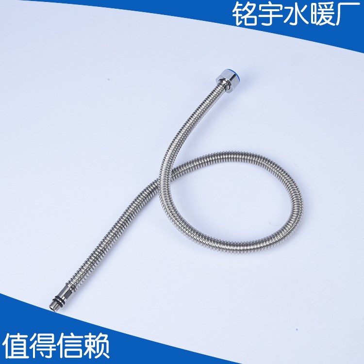 不銹鋼波紋單頭軟管  太陽能熱水器管 不銹鋼波紋管 廠家直銷