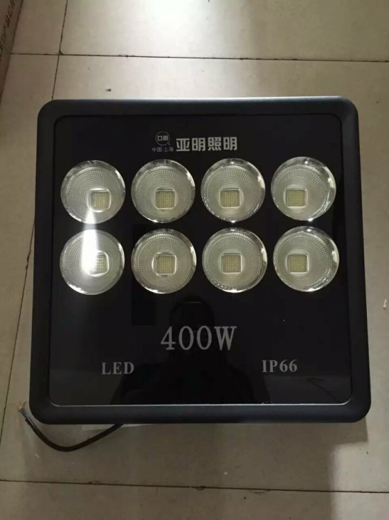 新款上海亞明 400W LED集成聚光投光燈 投射燈 泛光燈 廣告燈