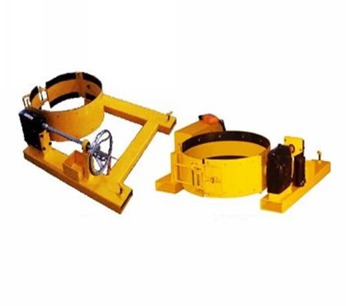 配叉車用手搖倒料翻轉油桶夾吊具 油桶起吊夾 旋轉搬運夾 行吊