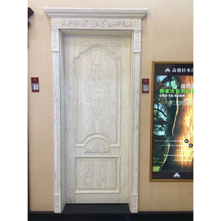 廠家直銷水曲柳原木門實木門實木復合烤漆門室內實木門