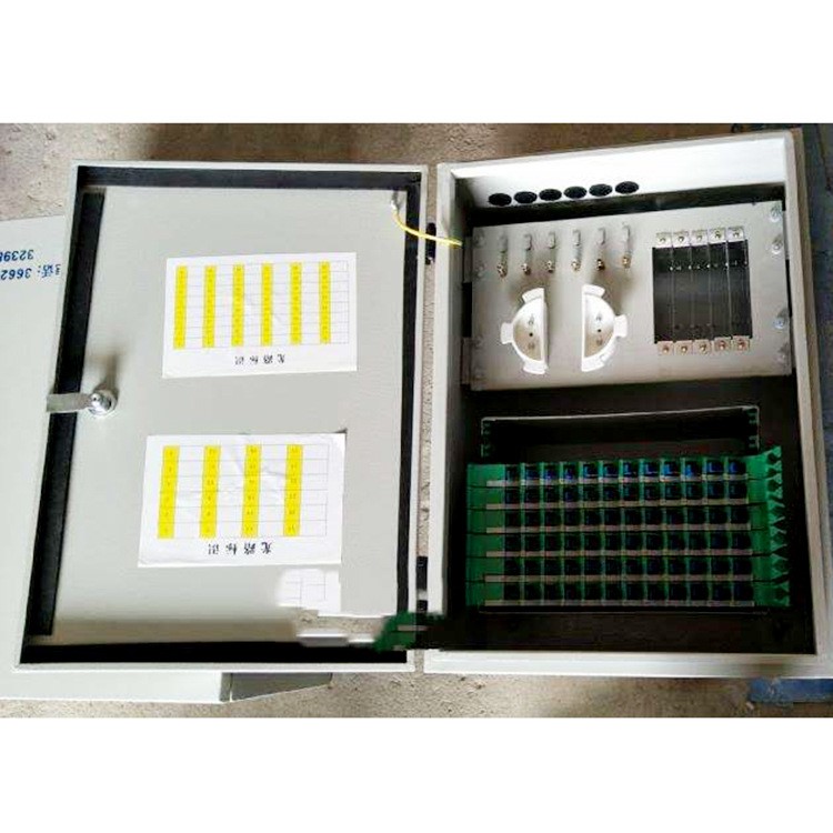 定制光纖分箱樓道光遷入戶分光箱光纜交接箱32芯通信電纜分纖箱