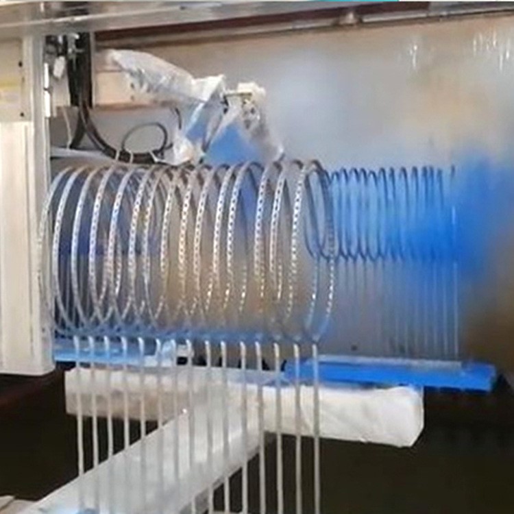 羽毛球網球拍DISC靜電噴涂流水線涂裝流水線噴漆生產線噴油生產線