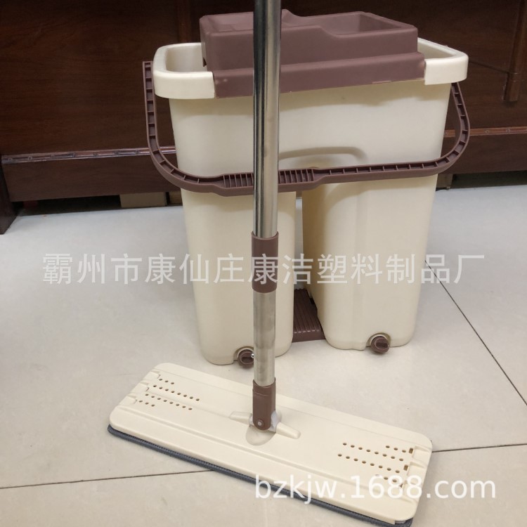 刮刮樂拖把免手洗平拖 拖把桶套裝 一件代發懶人拖把禮品廠家直銷