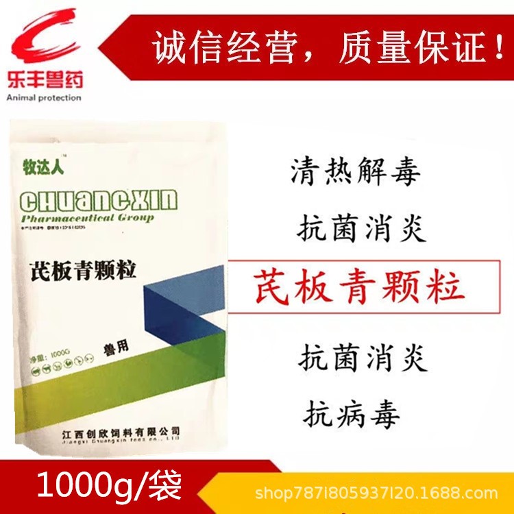 獸藥芪板青顆粒獸用豬牛羊雞鴨畜禽抗病毒增強(qiáng)免疫力抗應(yīng)激保健