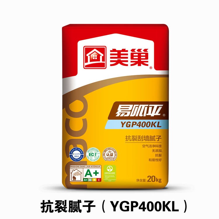 美巢易呱平抗裂刮墙腻子高强耐水腻子墙尼抗裂粉刷石膏嵌缝石膏