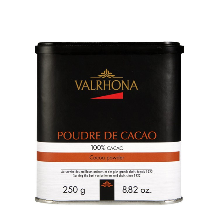 法國Valrhona法芙娜可可粉250G*8巧克力可可蛋糕材料烘焙沖飲