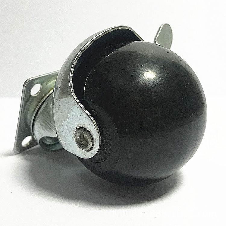 2寸万向地球轮橡胶平活带刹车cwq005115寸2寸pp橡胶现货供应