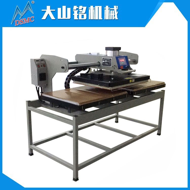電腦繡花燙膠機(jī) 雙工位 熱溶膜剝膠機(jī)氣動(dòng)上滑下發(fā)熱壓溶機(jī)60*80