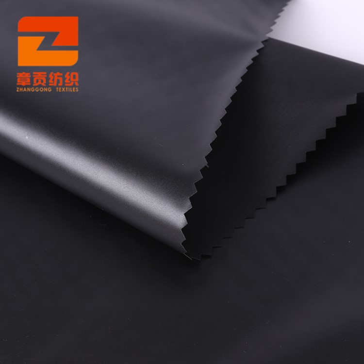 210T尼絲紡尼龍透明膜PUPVC可做TPE箱包服裝里料內(nèi)膽面料