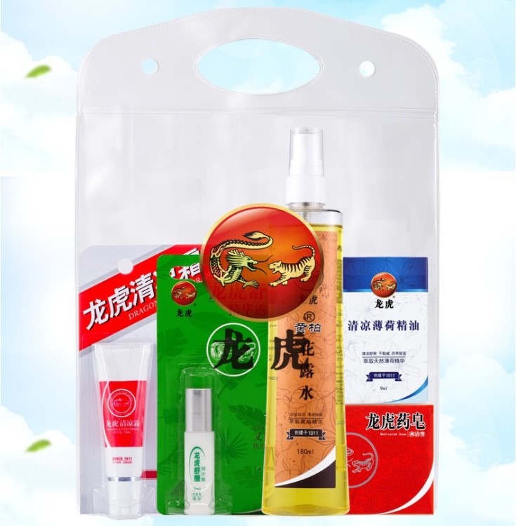 龍虎花露水 夏季防暑降溫高溫慰問單位福利 端午禮品龍虎清涼套裝
